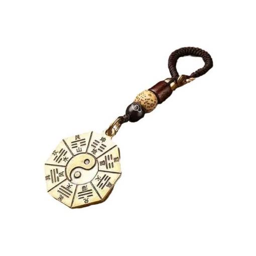 Foto - Pandantiv pentru cheie - Amulet Yin Yang Bagua