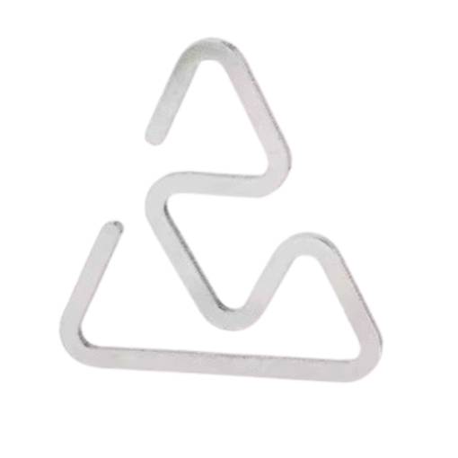 Foto - Cârlig triunghiular camping din oțel inoxidabil