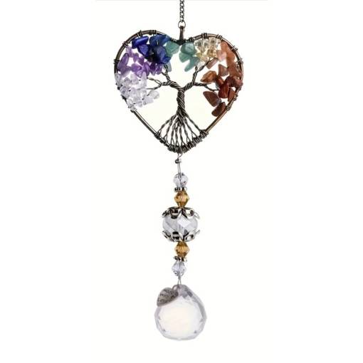 Foto - Feng Shui - Pandantiv din cristale - Copacul vieții colorat