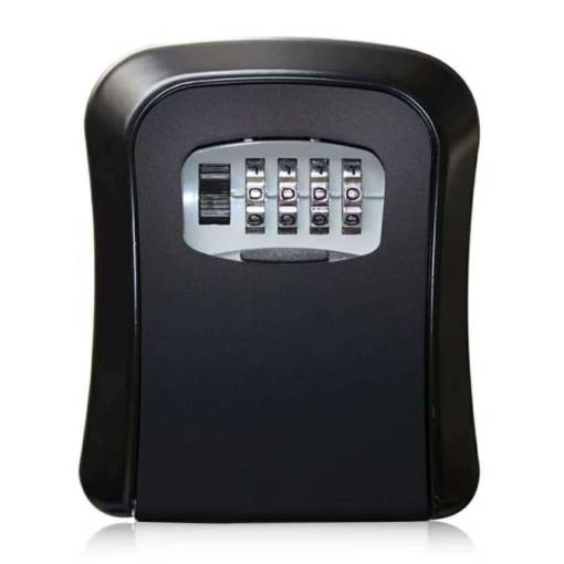 Foto - Cutie de siguranță cu lacăt cu cod – IP65, neagră