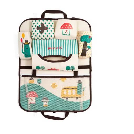 Foto - Organizer pentru bancheta din spate a mașinii – multifuncțional