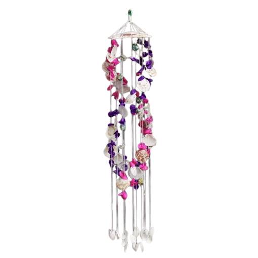 Foto - Zvoncioară - Naturală cu scoici colorate