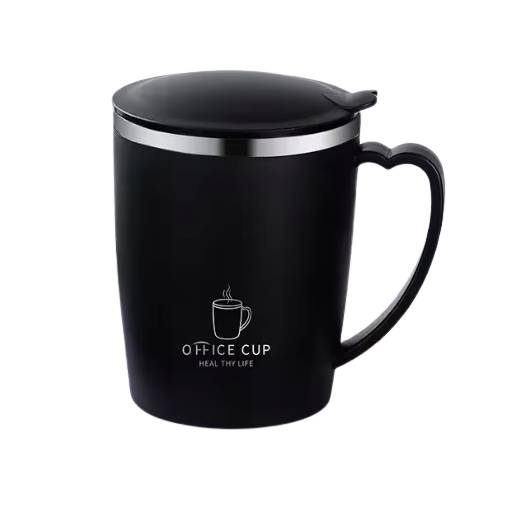 Foto - Termos cu capac 350ml - Negru