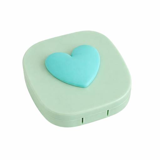 Foto - Cutie de călătorie pentru lentile de contact - Verde