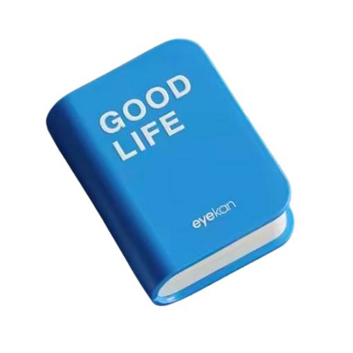 Foto - Cutie de călătorie pentru lentile de contact - Carte Albastră