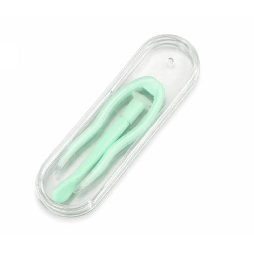 Foto - Pensetă și aplicator pentru lentile de contact - Verde