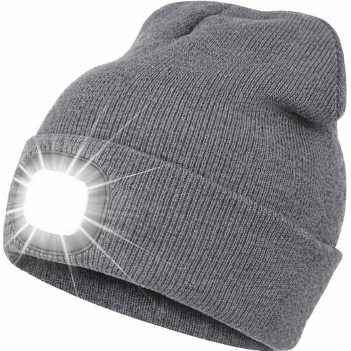 Foto - <b>Șapcă cu LED</b> – Gri