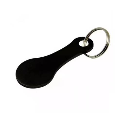 Foto - Clesă cu jeton de cumpărare - Negru