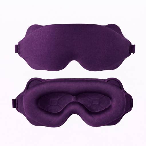 Foto - Masca 3D pentru somn - Culoare mov