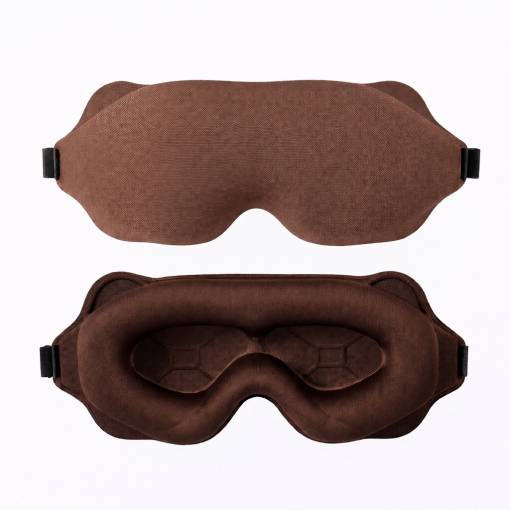 Foto - Masca 3D pentru somn - Culoare maro