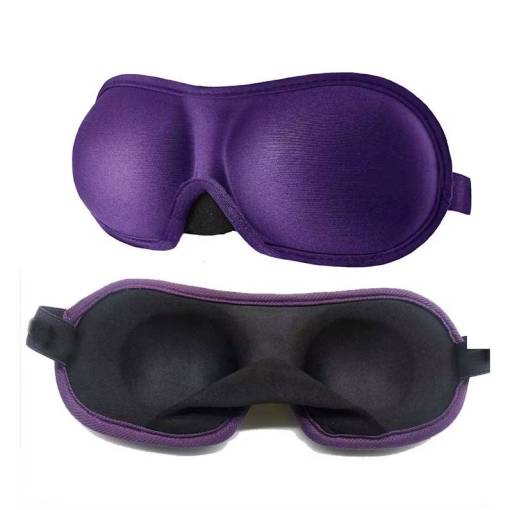 Foto - Masca 3D pentru somn cu bandă velcro