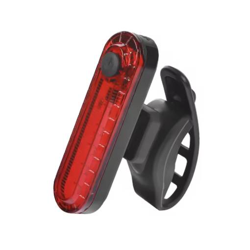Foto - USB spate lumina pentru bicicletă – LED roșu