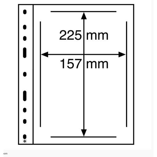 Foto - Foaie de album transparente (10 buc) - OPTIMA - 1 buzunar