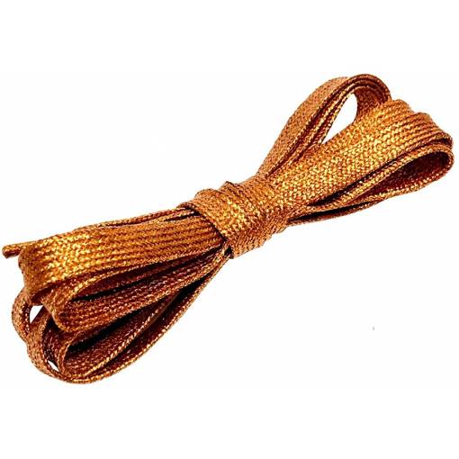 Foto - Șireturi pentru pantofi sau hanorace, o pereche - Bronz, 110 cm