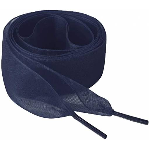 Foto - Panglica de satin marinară, un set - Albastru marin, 110 cm