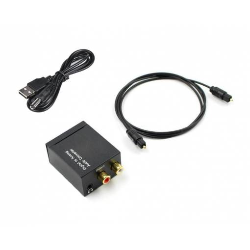 Foto - Convertor de semnal digital la analog - RCA L/R 3,5 mm