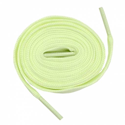 Foto - Sfori fluorescentă largă pentru încălțăminte, o pereche - Verde, 120 cm