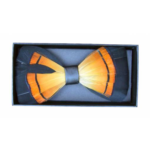 Foto - Papion din lemn - Elegant cu design brodat 7