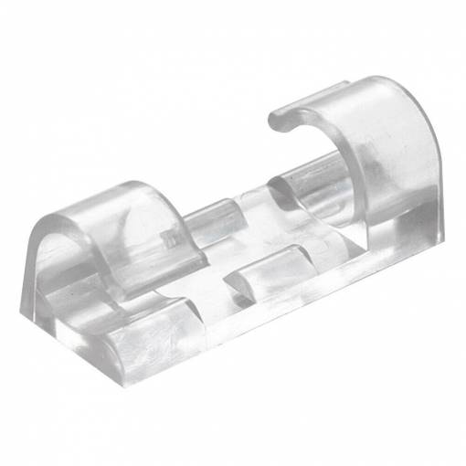 Foto - Cleme autoadezive pentru cabluri - Transparent, mărimea S, set