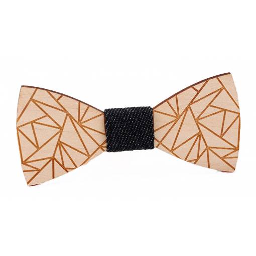 Foto - Butterfly din lemn - Geometric deschis