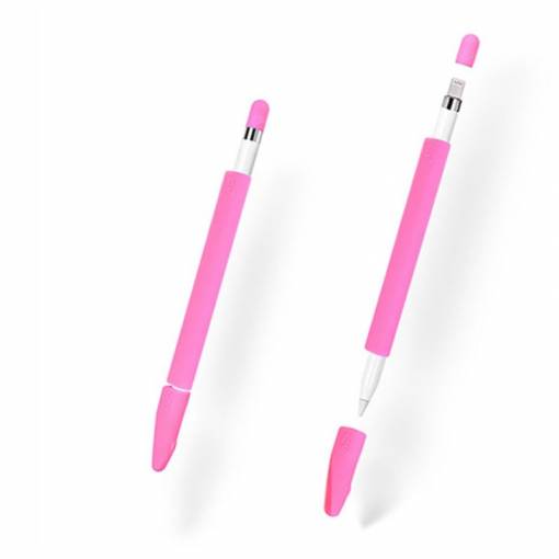 Foto - Husă din silicon pentru Apple Pencil (Set 4 buc) - Roz