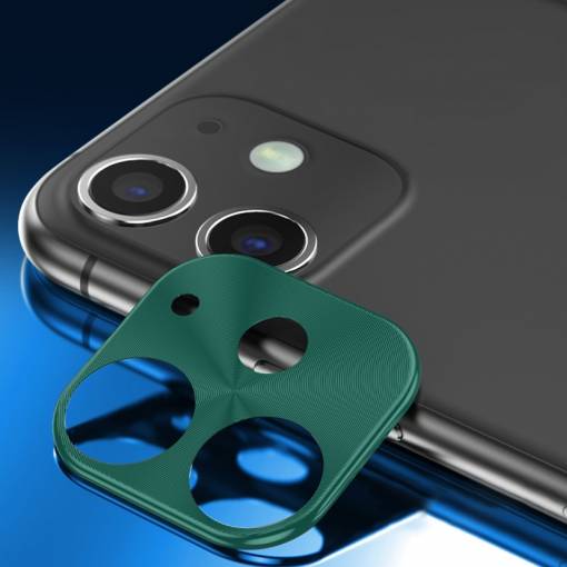 Foto - Rame metalice pentru camera din spate iPhone 11 - Verde