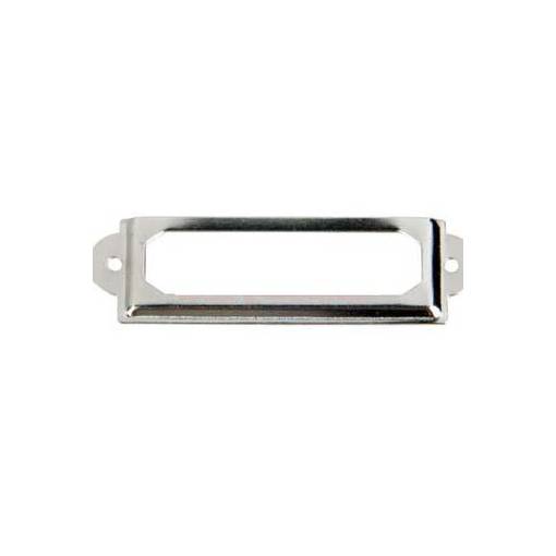 Foto - Plăcuță pentru uși 83 x 30 mm - Argintie