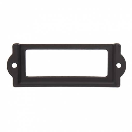 Foto - Etichetă pentru uși 83 x 30 mm - Neagră