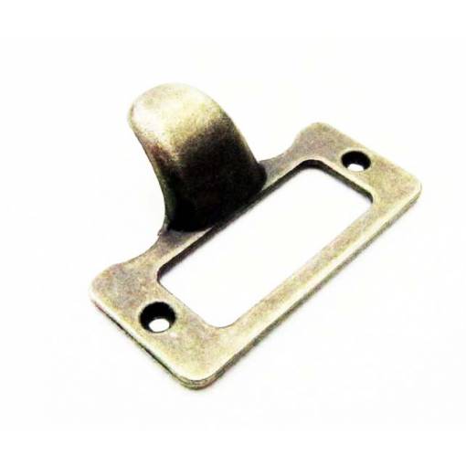 Foto - Mânere pentru sertar cu eticheta - Antique 47 x 35 mm