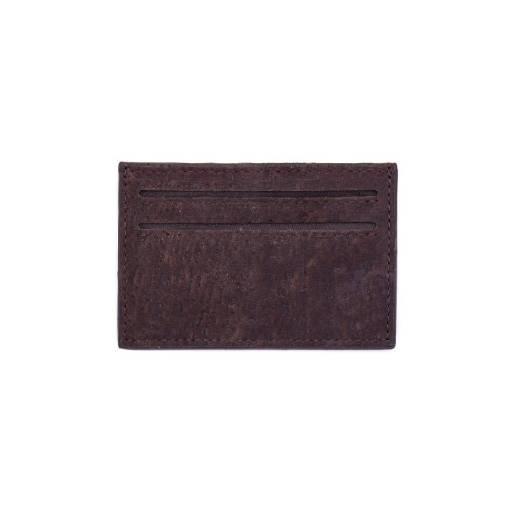 Foto - Carcasa din plută pentru carduri - Marron