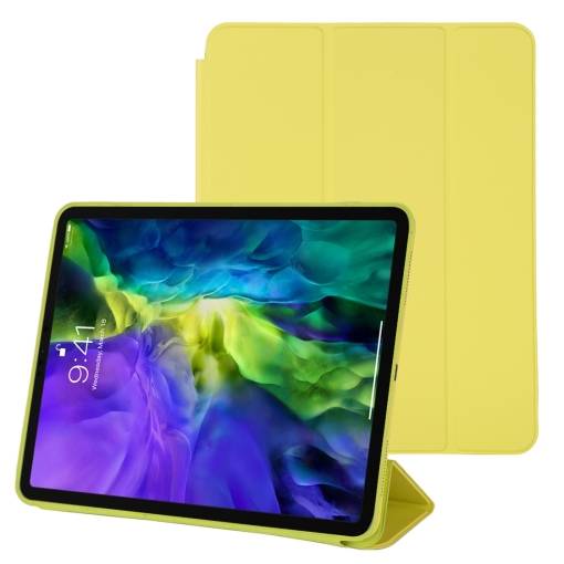 Foto - Carcasă din PU pentru Apple iPad Pro 11 (2020) - Galben