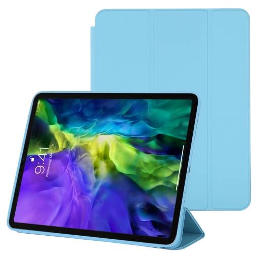 Foto - <b>Carcasă din PU pentru Apple iPad Pro 11 (2020) - Albastră</b>