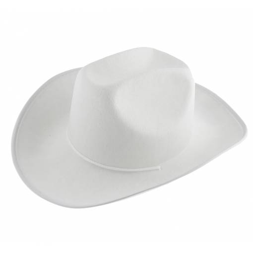 Foto - Pălărie de cowboy - Albă