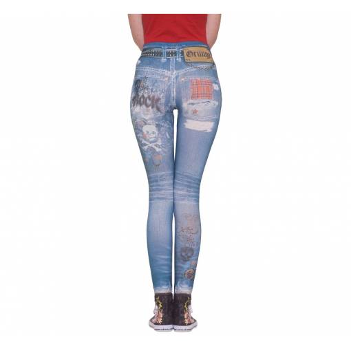 Foto - Colanți dama - Jeans, M/L