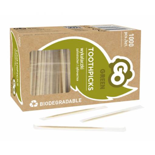 Foto - Bețișoare de lemn 1000 bucăți - Ambalate individual