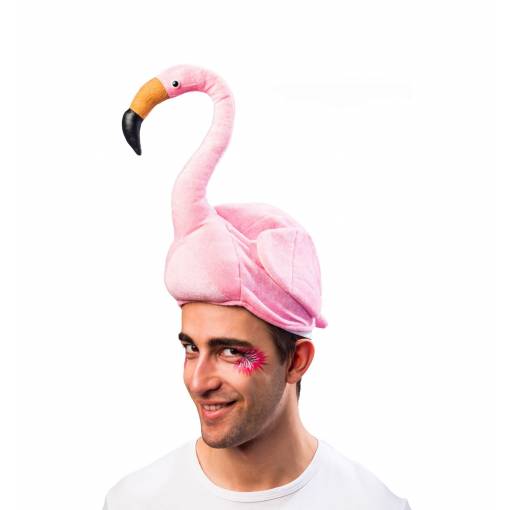 Foto - Căciulă din pluș - Flamingo