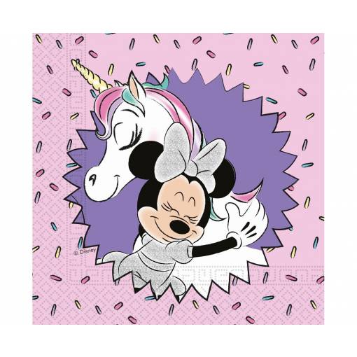 Foto - Servetele de hârtie - Unicorn și Minnie