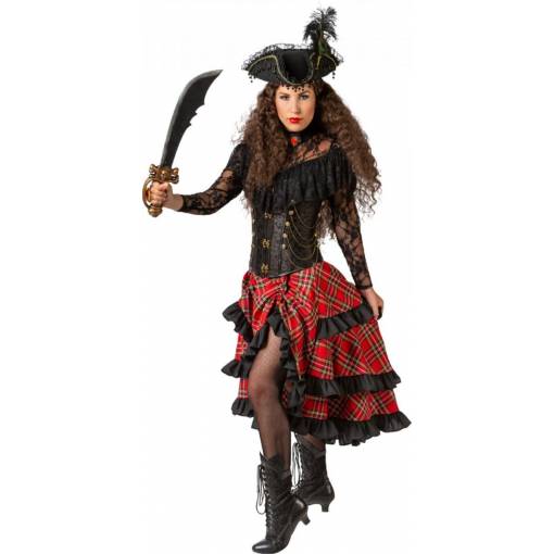 Foto - Corset de damă - Steampunk negru M