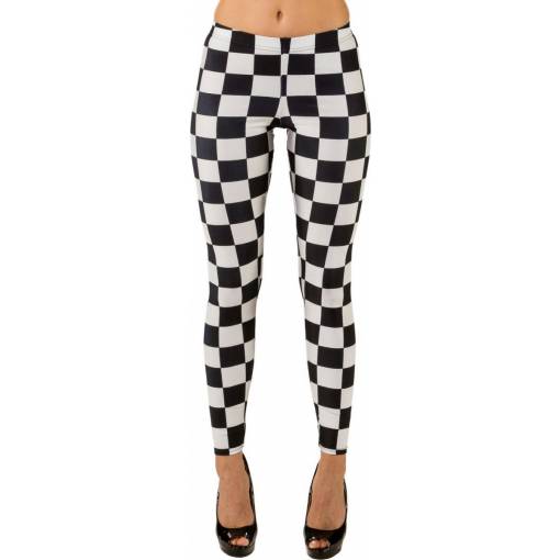 Foto - Leggings de damă - Carouri L/XL