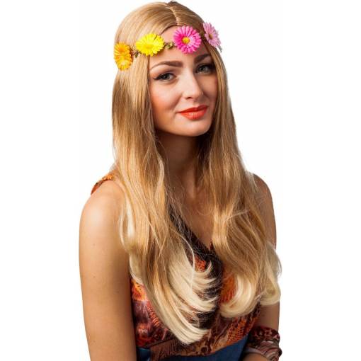 Foto - Pălărie de flori pentru femei - Hippie