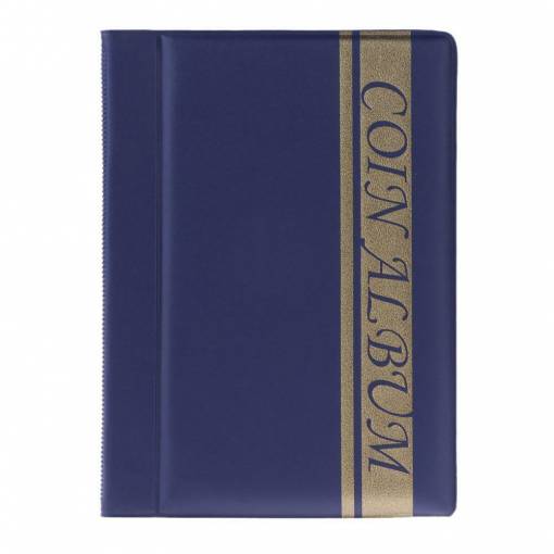 Foto - Album pentru monede 120 bucăți - Albastre