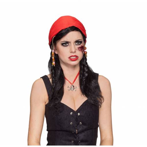 Foto - Perucă de pirat cu batic - Unisex