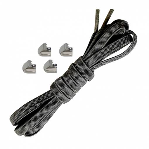 Foto - Ciorapi elastici pentru pantofi, o pereche - Tip A - Gri, 100 cm