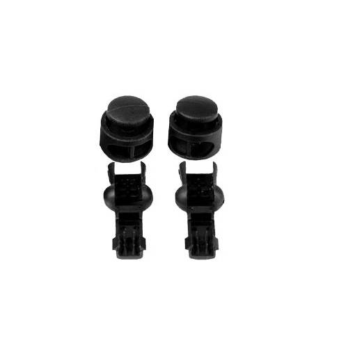 Foto - Clips din plastic cu curea - Negru