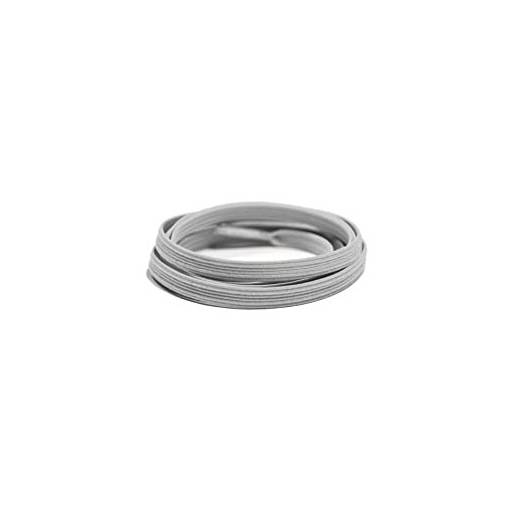 Foto - Șiruri de elastic pentru pantofi simple, o pereche - Gri, 100 cm
