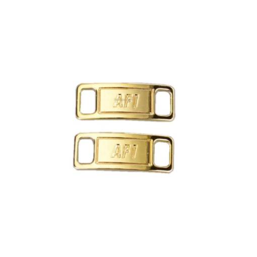Foto - Cataramă metalică - prindere pentru șireturi AF1 - Aurie