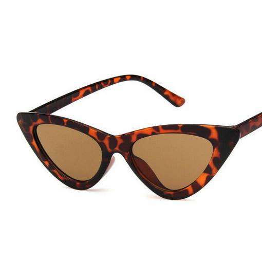 Foto - Ochelari de soare pentru femei CAT EYE - Leopard
