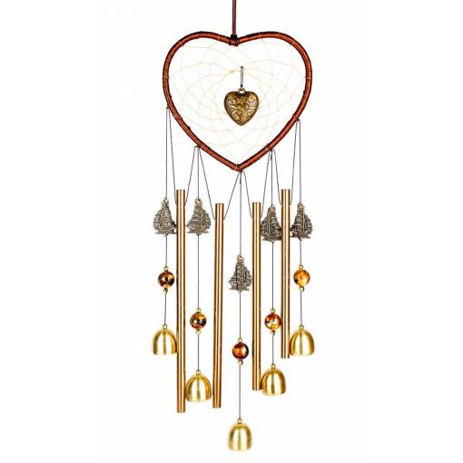 Foto - Rocaș în formă de inimă cu velieri